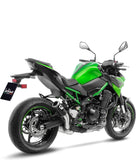 Exhaust Tip Without Sound Certification Lv Corsa Carbon Fiber Stainless Steel End Cap - Leovince Compatible With Kawasaki Z 900 (2020-2024)