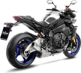 Exhaust Tip Without Sound Certification Lv Corsa Titanium Stainless Steel End Cap - Leovince Compatible With Yamaha Fz-10 - Sp (2022-2025)