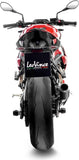 Échappement Sans Homologation Sonore Lv Corsa Acier Noir Embout Acier - Leovince Compatible Avec Bmw M 1000 R (2021-2024)