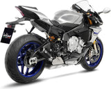 Échappement Sans Homologation Sonore Lv Corsa Acier Noir Embout Acier - Leovince Compatible Avec Yamaha Yzf-R1 - M 1000 (2017-2019)