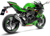 Échappement Sans Homologation Sonore Lv Corsa S Titanium Embout Acier - Leovince Compatible Avec Kawasaki Zx 4R (2024-2026)