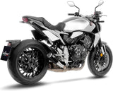 Système D'Échappement Homologué Au Niveau Sonore Lv Corsa S Acier Noir Embout Acier - Leovince Compatible Avec Honda Cb 1000 R Neo Sports Café (2018-2024)