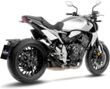Système D'Échappement Homologué Au Niveau Sonore Lv Corsa S Acier Full Noir Embout Acier Noir - Leovince Compatible Avec Honda Cb 1000 R Neo Sports Café (2018-2024)
