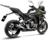 Échappement Sans Homologation Sonore Lv Corsa Titanium Embout Acier - Leovince Compatible Avec Triumph Tiger 800 Sport (2024-2026)