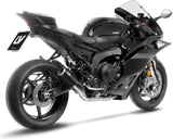 Complete Exhaust System Without Catalytic Converter And Without Sound Certification Lv Corsa Steel Black Stainless Steel End Cap - Leovince Compatible With Yamaha Yzf-R9 900 (2025-2026)