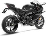 Système D'Échappement Complet Non Catalysé Et Sans Homologation Acoustique Lv Corsa Acier Noir Embout Acier - Leovince Compatible Avec Yamaha Yzf-R9 900 (2025-2026)