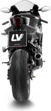 Complete Exhaust System Without Catalytic Converter And Without Sound Certification Lv Corsa Steel Black Stainless Steel End Cap - Leovince Compatible With Yamaha Yzf-R9 900 (2025-2026)