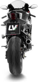 Système D'Échappement Complet Non Catalysé Et Sans Homologation Acoustique Lv Corsa Carbon Fiber Embout Acier - Leovince Compatible Avec Yamaha Yzf-R9 900 (2025-2026)