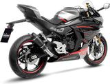 Échappement Sans Homologation Sonore Gp Corsa Evo Carbon Fiber - Leovince Compatible Avec Cfmoto 450 Ss - Sr (2023-2024)