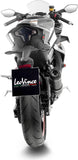Échappement Sans Homologation Sonore Gp Corsa Evo Carbon Fiber - Leovince Compatible Avec Cfmoto 450 Ss - Sr (2023-2024)