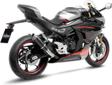 Échappement Sans Homologation Sonore Gp Corsa Carbon Fiber - Leovince Compatible Avec Cfmoto 450 Ss - Sr (2023-2024)