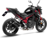 Système D'Échappement Homologué Au Niveau Sonore Lv-14 R Acier Noir Embout Carbon Fiber - Leovince Compatible Avec Honda Cb 750 Hornet (2025-2026)