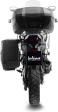 Exhaust Tip Without Sound Certification Lv-14 Steel Black Carbon Fiber End Cap - Leovince Compatible With Honda Xl 750 Transalp Travel (2023-2024)