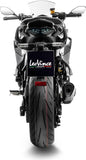 Système D'Échappement Homologué Au Niveau Sonore Lv-14 R Acier Noir Embout Carbon Fiber - Leovince Compatible Avec Kawasaki Ninja 1100 Sx Tourer (2025-2026)