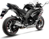 Exhaust Tip Without Sound Certification Lv-14 R Titanium Carbon Fiber End Cap - Leovince Compatible With Kawasaki Ninja 1100 Sx Tourer (2020-2024)