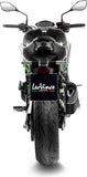Échappement Sans Homologation Sonore Lv-14 R Acier Noir Embout Carbon Fiber - Leovince Compatible Avec Kawasaki Z 900 (2020-2024)