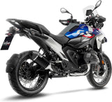 Système D'Échappement Homologué Au Niveau Sonore Lv-14 Acier Noir Embout Carbon Fiber - Leovince Compatible Avec Bmw R 1300 Gs (2023-2026)