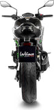 Exhaust Tip Without Sound Certification Lv-14 R Steel Black Carbon Fiber End Cap - Leovince Compatible With Kawasaki Z 900 A2 (2025-2026)