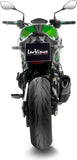 Système D'Échappement Homologué Au Niveau Sonore Lv-14 R Acier Noir Embout Carbon Fiber - Leovince Compatible Avec Kawasaki Z 900 A2 (2025-2026)
