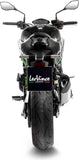 Exhaust Tip Without Sound Certification Lv-14 R Titanium Carbon Fiber End Cap - Leovince Compatible With Kawasaki Z 900 A2 (2018-2024)