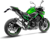 Exhaust Tip With Noise Certification Lv-14 R Titanium Carbon Fiber End Cap - Leovince Compatible With Kawasaki Z 900 (2025-2026)