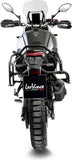 Système D'Échappement Homologué Au Niveau Sonore Lv-14 Acier Noir Embout Carbon Fiber - Leovince Compatible Avec Yamaha Ténéré 700 Explore (2021-2024)