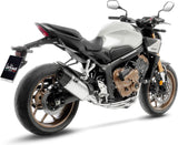 Complete Exhaust System Without Catalytic Converter And Without Sound Certification Lv-14 R Stainless Steel Carbon Fiber End Cap - Leovince Compatible With Honda Cb 650 R Neo Sports Café (2019-2026)
