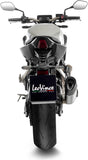 Complete Exhaust System Without Catalytic Converter And Without Sound Certification Lv-14 R Stainless Steel Carbon Fiber End Cap - Leovince Compatible With Honda Cb 650 R Neo Sports Café (2019-2026)
