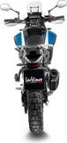Système D'Échappement Homologué Au Niveau Sonore Lv-14 Acier Noir Embout Carbon Fiber - Leovince Compatible Avec Cfmoto 450 Mt (2025-2026)