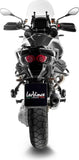 Système D'Échappement Homologué Au Niveau Sonore Lv-14 Titanium Embout Carbon Fiber - Leovince Compatible Avec Moto Guzzi Stelvio (2024-2026)