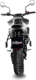 Échappement Sans Homologation Sonore Lv-14 Acier Noir Embout Carbon Fiber - Leovince Compatible Avec Husqvarna Svartpilen 801 (2024-2026)