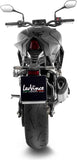 Échappement Sans Homologation Sonore Lv-14 R Acier Embout Carbon Fiber - Leovince Compatible Avec Honda Cb 1000 Hornet - Sp (2025-2026)