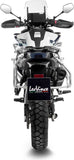 Exhaust Tip With Noise Certification Lv-14 Steel Black Carbon Fiber End Cap - Leovince Compatible With Ktm 890 Smt (2023-2026)