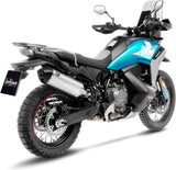 Échappement Sans Homologation Sonore Lv-14 Titanium Embout Carbon Fiber - Leovince Compatible Avec Cfmoto 800 Mt (2025-2026)