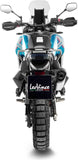Échappement Sans Homologation Sonore Lv-14 Acier Embout Carbon Fiber - Leovince Compatible Avec Ktm 890 Adventure L A2 - R (2021-2026)