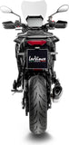 Système D'Échappement Complet Avec Catalyseur Et Homologation Acoustique Lv-14 R Titanium Embout Carbon Fiber - Leovince Compatible Avec Yamaha Tracer 9 Gt (2021-2024)