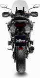 Échappement Sans Homologation Sonore Lv-14 R Acier Noir Embout Carbon Fiber - Leovince Compatible Avec Kawasaki Versys 1000 (2019-2024)