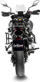 Système D'Échappement Homologué Au Niveau Sonore Lv-14 Acier Embout Carbon Fiber - Leovince Compatible Avec Benelli Trk 702 - X (2023-2024)