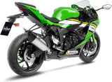 Système D'Échappement Homologué Au Niveau Sonore Lv-14 R Titanium Embout Carbon Fiber - Leovince Compatible Avec Kawasaki Zx 6R Ninja (2019-2020)