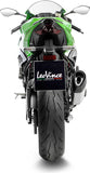 Système D'Échappement Homologué Au Niveau Sonore Lv-14 R Acier Embout Carbon Fiber - Leovince Compatible Avec Kawasaki Zx 6R Ninja (2019-2020)