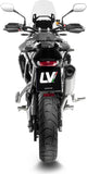 Exhaust Tip Without Sound Certification Lv-14 Titanium Carbon Fiber End Cap - Leovince Compatible With Triumph Tiger 900 Rally Pro (2024-2026)