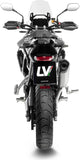 Échappement Sans Homologation Sonore Lv-14 Acier Embout Carbon Fiber - Leovince Compatible Avec Triumph Tiger 900 Gt (2024-2026)
