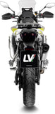 Exhaust Tip With Noise Certification Lv-14 Stainless Steel Carbon Fiber End Cap - Leovince Compatible With Voge Valico 900 Dsx (2024-2026)