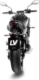 Système D'Échappement Complet Avec Catalyseur Et Homologation Acoustique Lv-14 R Titanium Embout Carbon Fiber - Leovince Compatible Avec Yamaha Mt-07 (2021-2024)