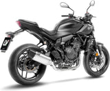 Échappement Sans Homologation Sonore Lv-14 R Acier Embout Carbon Fiber - Leovince Compatible Avec Yamaha Mt-07 (2021-2024)