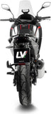 Échappement Sans Homologation Sonore Lv-14 Acier Embout Carbon Fiber - Leovince Compatible Avec Moto Morini X-Cape 700 (2025-2026)