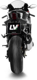 Système D'Échappement Complet Non Catalysé Et Sans Homologation Acoustique Lv-14 R Titanium Embout Carbon Fiber - Leovince Compatible Avec Yamaha Yzf-R9 900 (2025-2026)