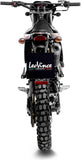 Système D'Échappement Homologué Au Niveau Sonore X-Fight Carbon Fiber Embout Acier - Leovince Compatible Avec Rieju Mrt 50 - Pro - Sm (2021-2023)