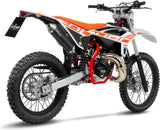 Système D'Échappement Homologué Au Niveau Sonore X-Fight Carbon Fiber Embout Acier - Leovince Compatible Avec Beta Rr 50 Motard - Sport (2021-2022)