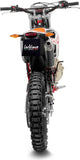 Système D'Échappement Homologué Au Niveau Sonore X-Fight Carbon Fiber Embout Acier - Leovince Compatible Avec Beta Rr 50 Enduro - Sport (2021-2022)